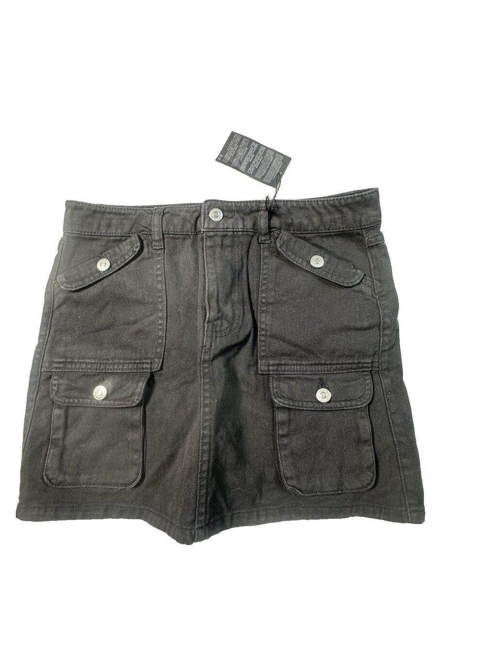 Forever 21 Kids Girls Skirt Black Denim 13/14 Mini